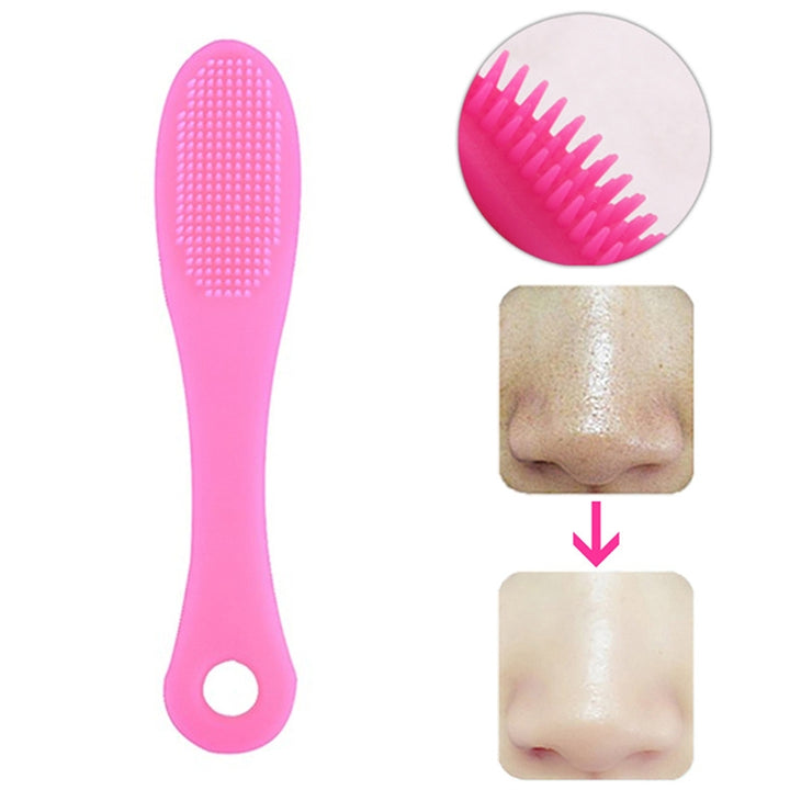 Blackhead Brush Face Cleansing Extractor Remover Tool Silicone Finger Massage Brush Face Exfoliating Cleansing Tool