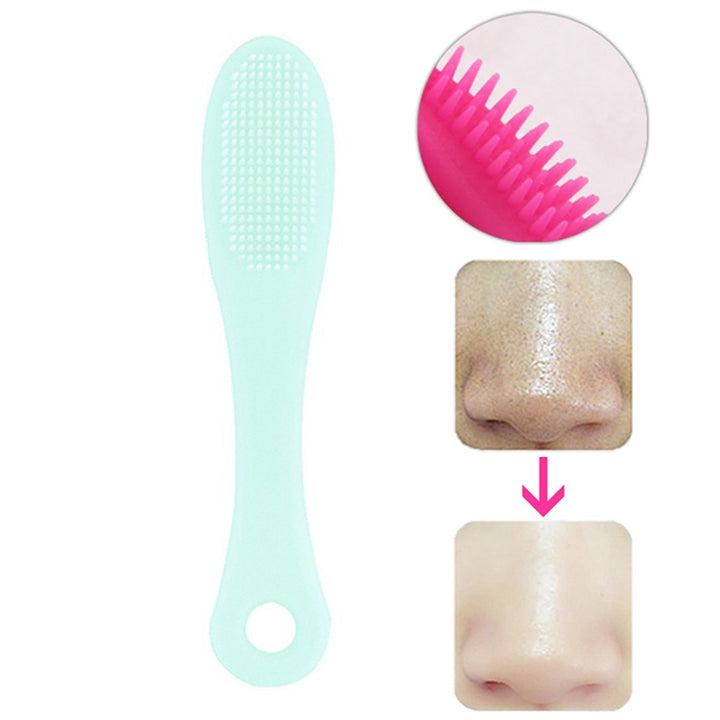 Blackhead Brush Face Cleansing Extractor Remover Tool Silicone Finger Massage Brush Face Exfoliating Cleansing Tool