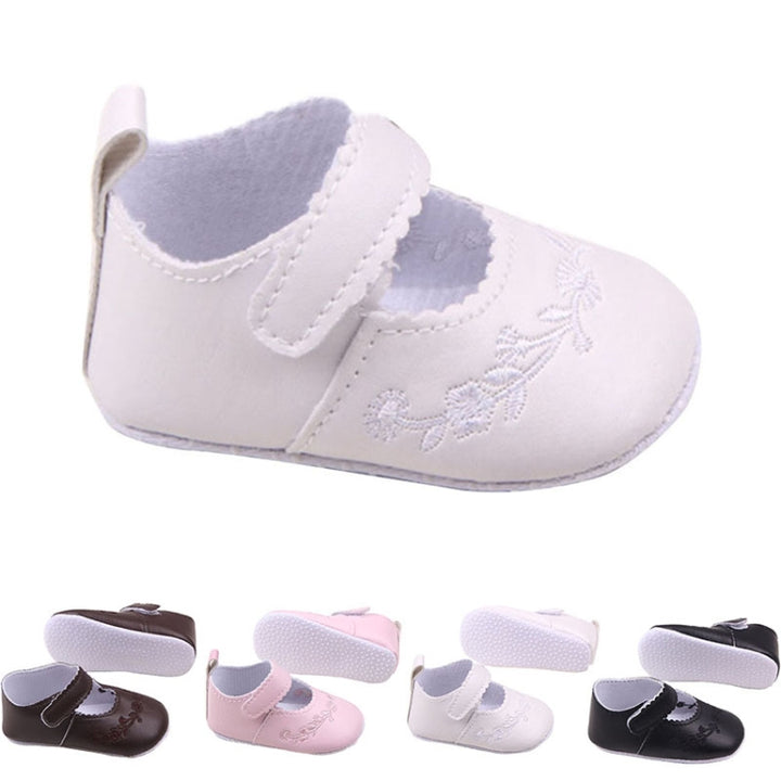 Baby Girl First Walkers PU Leather Cute Princess Crib Shoes, 11cm, 12cm, 13cm