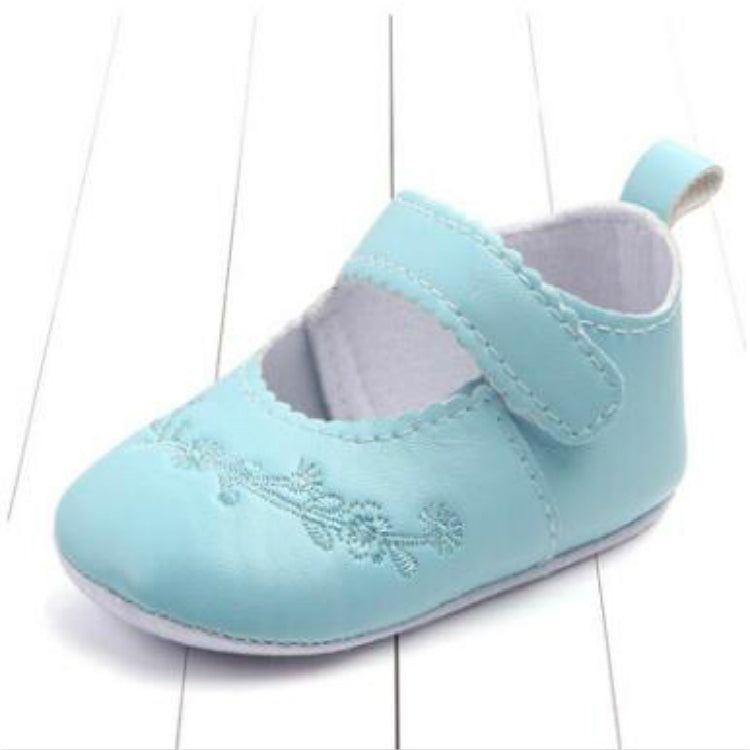 Baby Girl First Walkers PU Leather Cute Princess Crib Shoes, 11cm, 12cm, 13cm