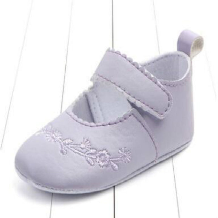 Baby Girl First Walkers PU Leather Cute Princess Crib Shoes, 11cm, 12cm, 13cm