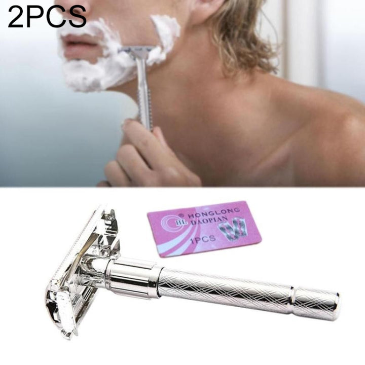 Adjustable Safety Classic Stainless Steel Razor Men Safety Double Edge Blade Shaving