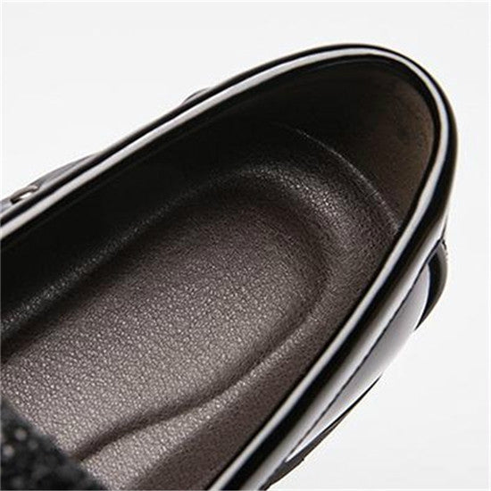 Men Fashion Thick Bottom Pointed Formal Business Leather Shoes, 38, 39, 40, 41, 42, 43, 44, 45, 46