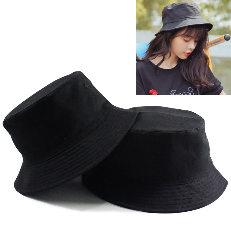 Solid Color Cotton Double-sided Wearable Fisherman Hat for Women, L, XL, XXL