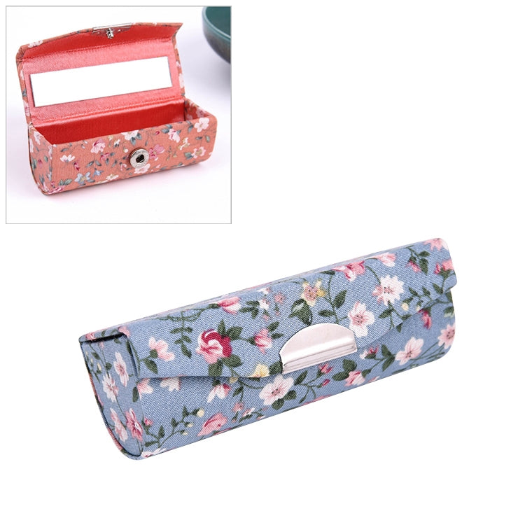 Mini with Mirror Portable Makeup Box Lipstick Box