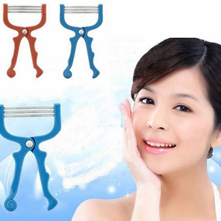 Hand-held Facial Spring Roll Epilator Random Color