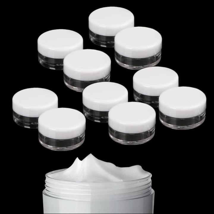 10 PCS Mini 5ml gram test cream, cosmetic plastic bottle, 5ml