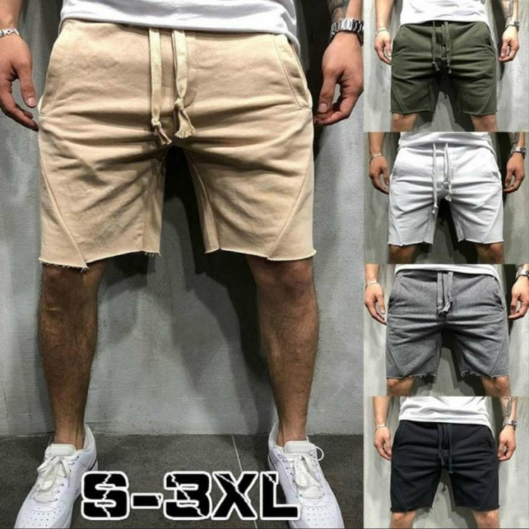 Men Solid Pocket Casual Summer Jogging Half Length Shorts Basketball Shorts, M, L, XL, XXL