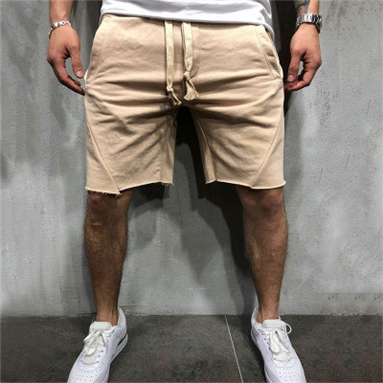 Men Solid Pocket Casual Summer Jogging Half Length Shorts Basketball Shorts, M, L, XL, XXL