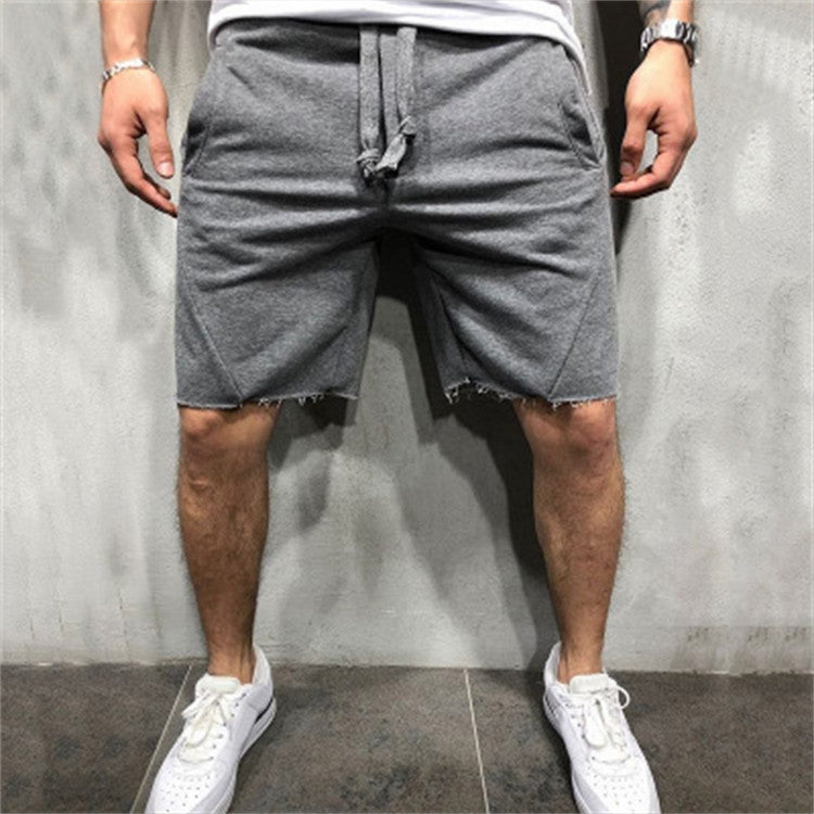 Men Solid Pocket Casual Summer Jogging Half Length Shorts Basketball Shorts, M, L, XL, XXL