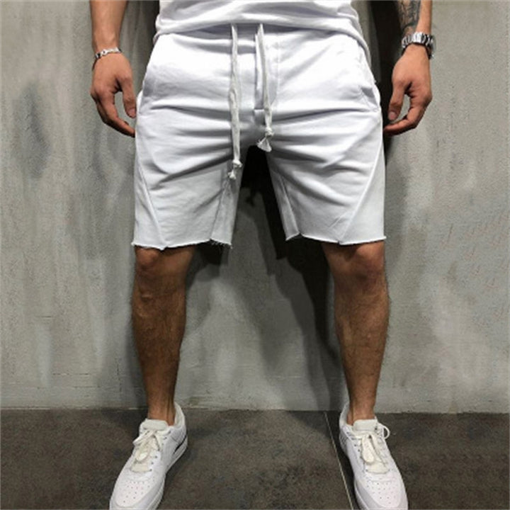 Men Solid Pocket Casual Summer Jogging Half Length Shorts Basketball Shorts, M, L, XL, XXL