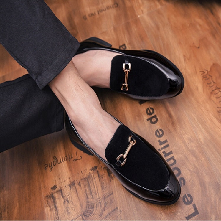 British Style Pointed Shoes Versatile Casual Shoes Slip-on Men Shoes, 38, 39, 40, 41, 42, 43, 44