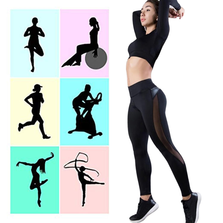 Women Leggings Sexy Pants Push Up Fitness Gym Leggins Running Mesh Leggins Seamless Workout Pants, L, XL, S, M