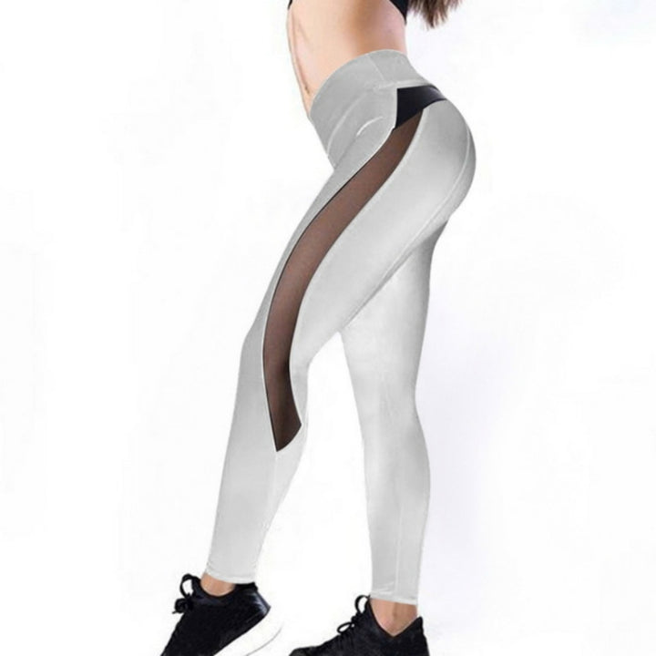 Women Leggings Sexy Pants Push Up Fitness Gym Leggins Running Mesh Leggins Seamless Workout Pants, L, XL, S, M