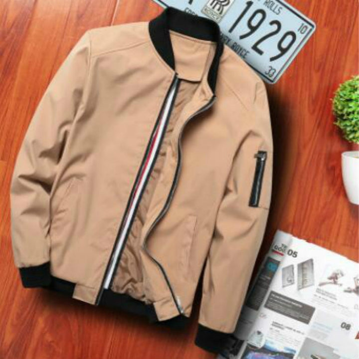 Men Zipper Jacket Male Casual Streetwear Hip Hop Slim Fit Pilot Coat Men Clothing, L, XL, XXL, XXXL, XXXXL