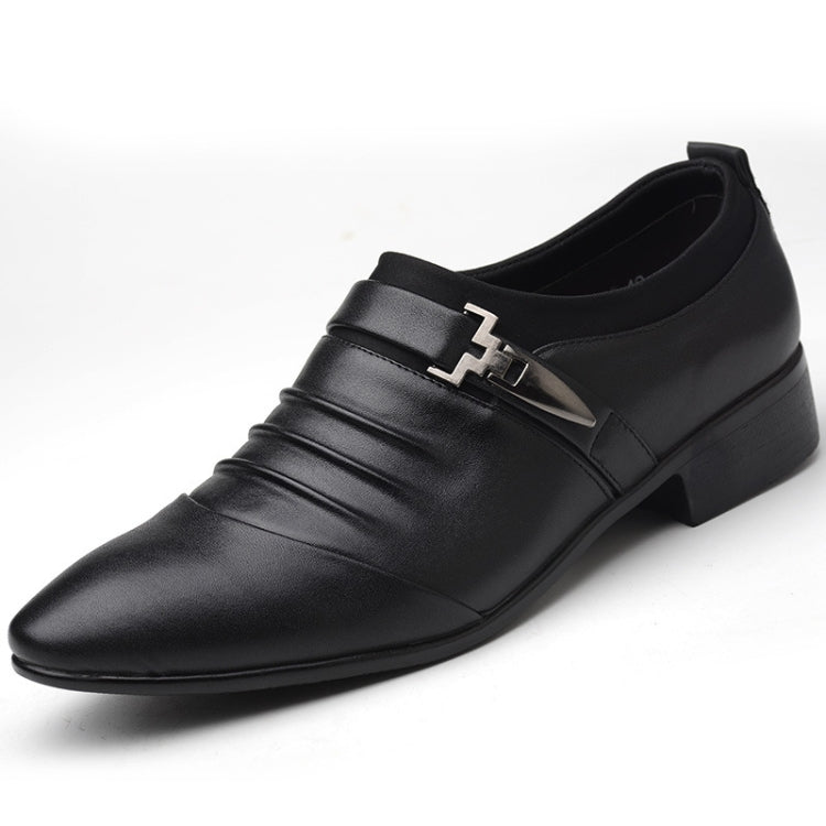 Men Set Business Dress Shoes PU Leather Pointed Toe Oxfords Shoes, 38, 39, 40, 41, 42, 43