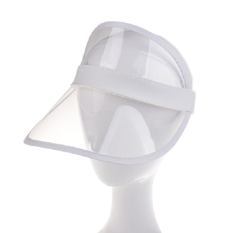 PVC Outdoor Transparent Sun Hat Visor Cap for Male / Female