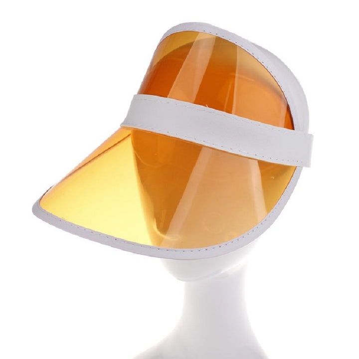 PVC Outdoor Transparent Sun Hat Visor Cap for Male / Female