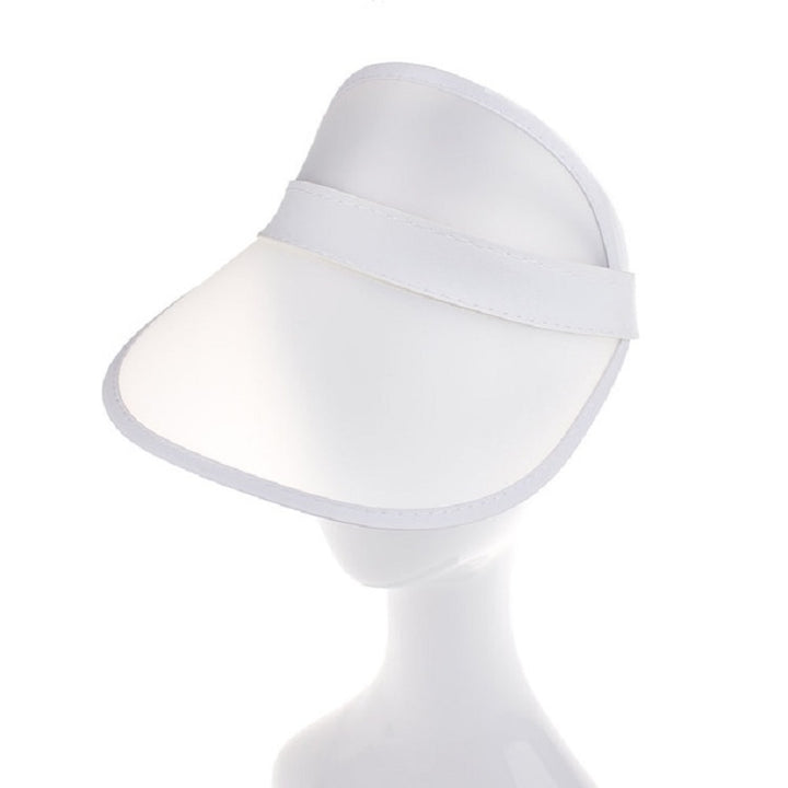 PVC Outdoor Transparent Sun Hat Visor Cap for Male / Female