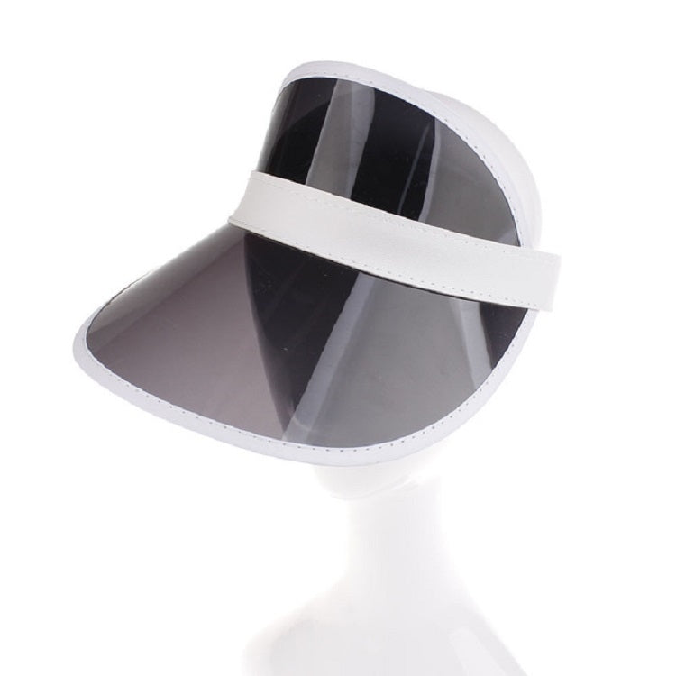 PVC Outdoor Transparent Sun Hat Visor Cap for Male / Female