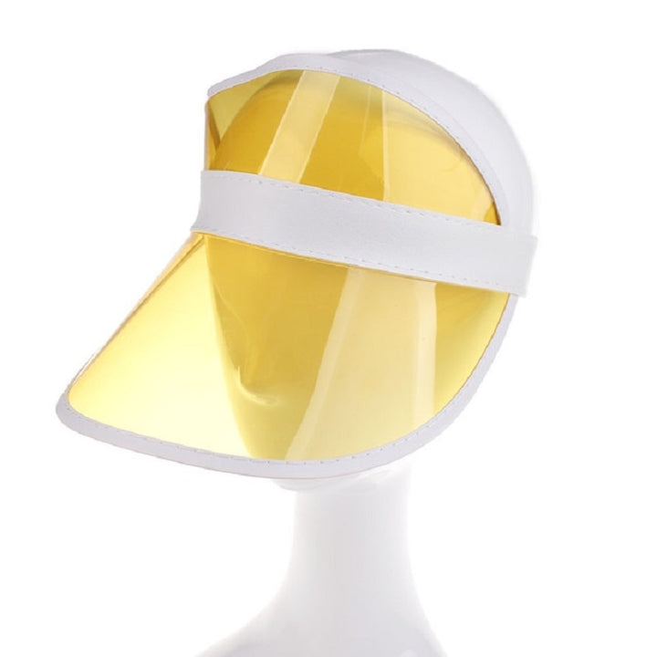 PVC Outdoor Transparent Sun Hat Visor Cap for Male / Female