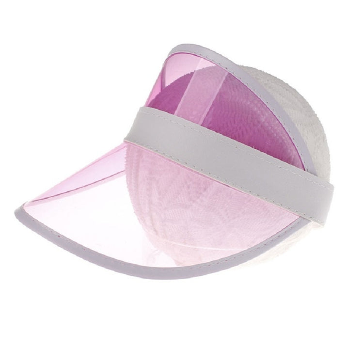 PVC Outdoor Transparent Sun Hat Visor Cap for Male / Female