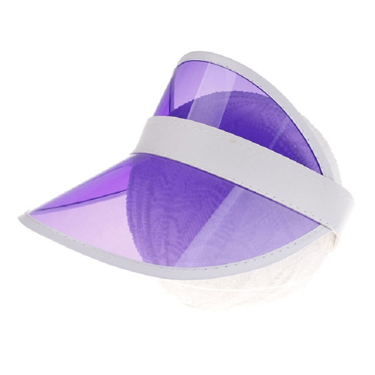 PVC Outdoor Transparent Sun Hat Visor Cap for Male / Female