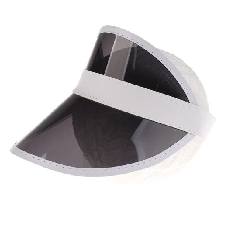 PVC Outdoor Transparent Sun Hat Visor Cap for Male / Female