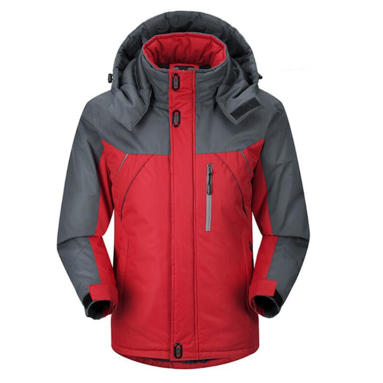 Men Winter Thick Fleece Waterproof Outwear Down Jackets Coats, L, XL, XXL, XXXL, XXXXL, XXXXXL