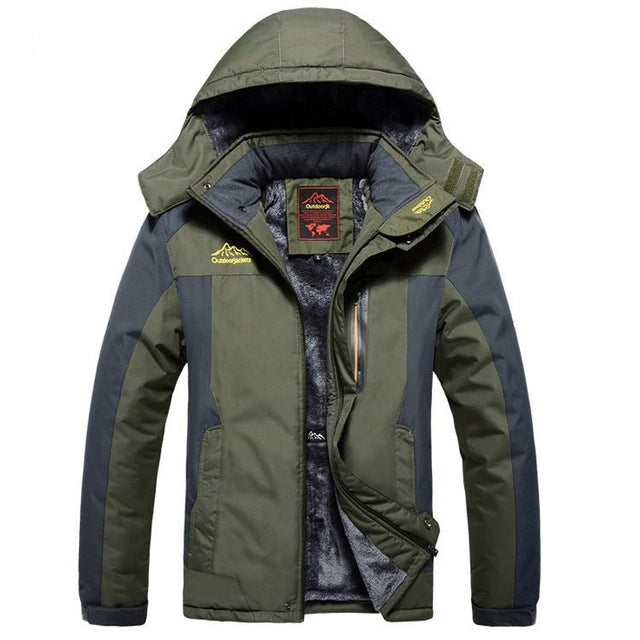 Winter Fleece Military Jackets Men Windproof Waterproof Outwear Parka Windbreaker Warm Coat, XL, XXL, XXXL, XXXXL, XXXXXL, XXXXXXL, XXXXXXXL, XXXXXXXXL