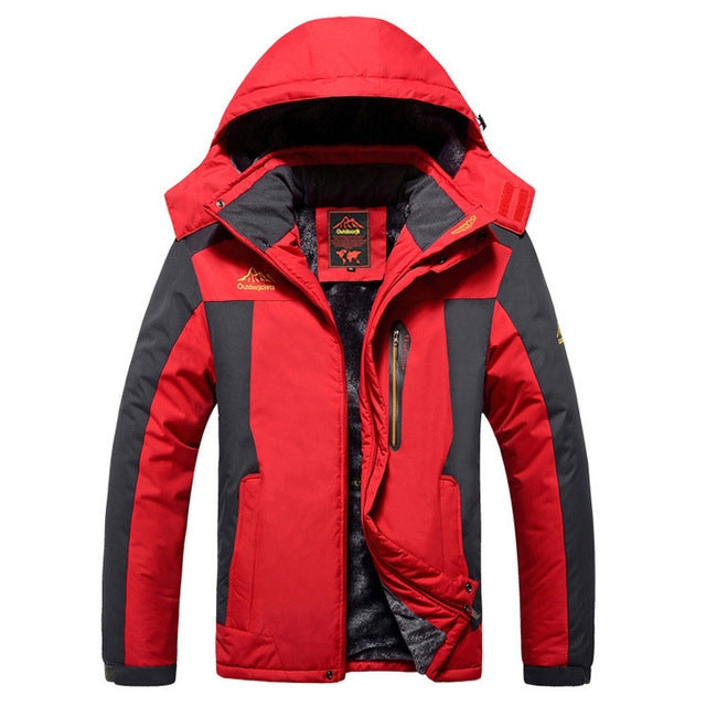 Winter Fleece Military Jackets Men Windproof Waterproof Outwear Parka Windbreaker Warm Coat, XXXXXXXXXL