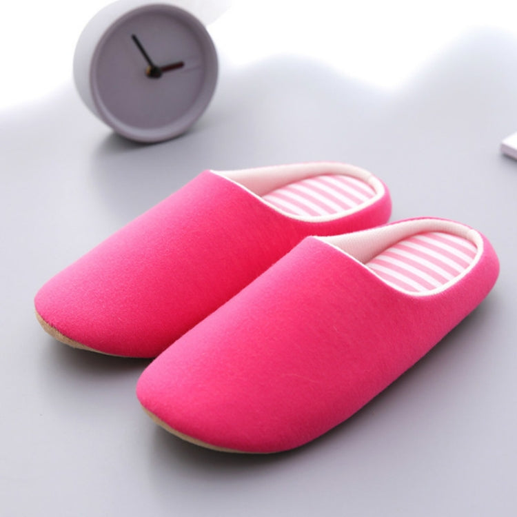 Indoor Striped Soft Bottom Home Non-slip Cotton Slippers, 36-37, 38-39, 40-41, 42-43, 44-45