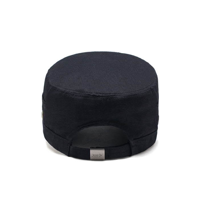 Men Washed Distress Bamboo Cotton Cloth Cap Large Mesh Flat Cap