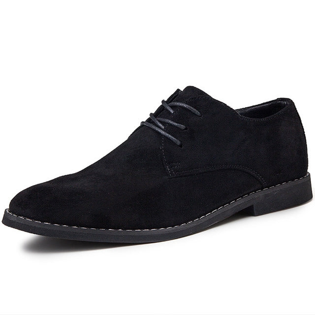 British Style Casual Shoes Suede Oxford Leather Men Shoes, 39, 40, 41, 42, 43, 44, 45, 46