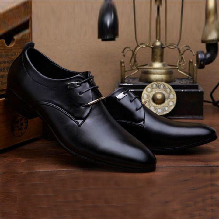 Men Business Dress Shoes Pointed Toe Men Shoes, 38, 39, 40, 41, 42, 43, 44, 45, 46, 47, 48