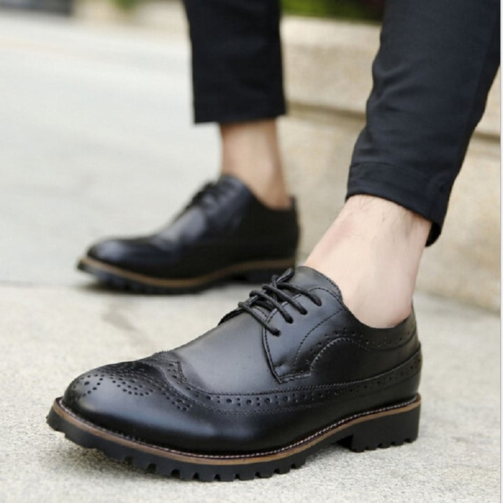 British Men Shoes Brogue Shoes Business Formal Shoes, 37, 38, 39, 40, 41, 42, 43, 44