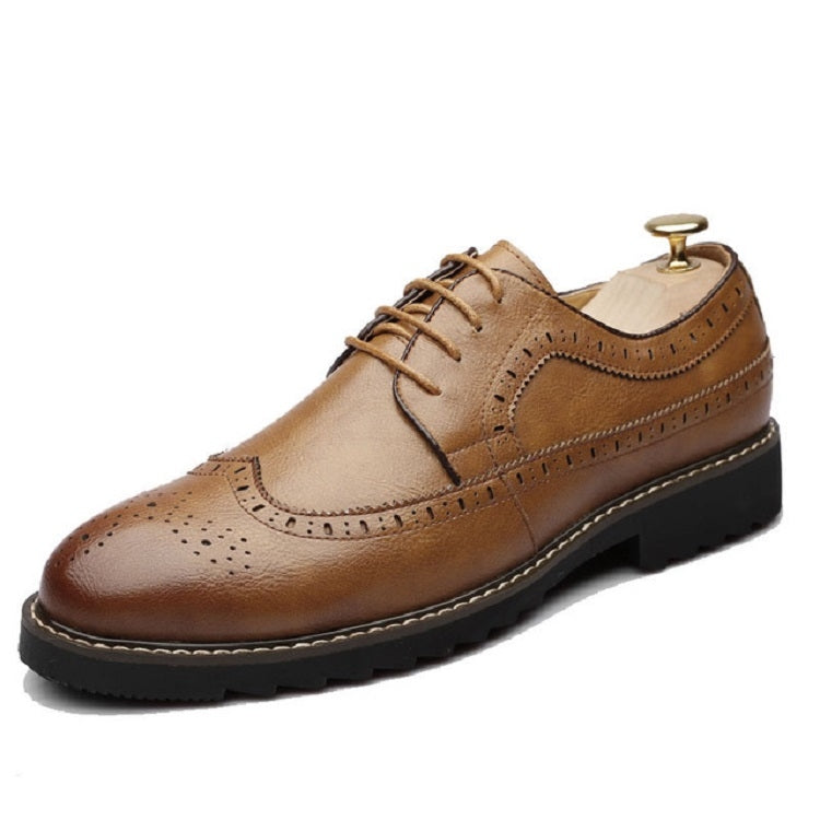 British Men Shoes Brogue Shoes Business Formal Shoes, 37, 38, 39, 40, 41, 42, 43, 44