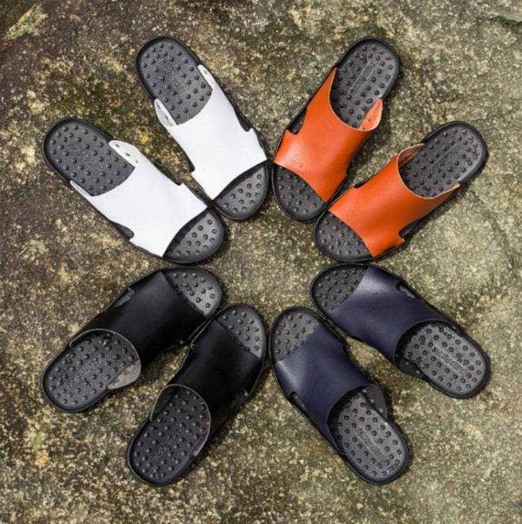 Men Casual Beach Shoes Slippers Microfiber Wear Sandals, 37, 38, 39, 40, 41, 42, 43, 44