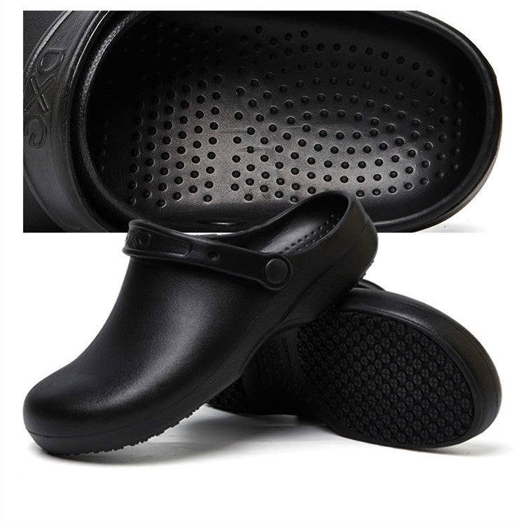 Kitchen Chef Shoes Food Service Non-slip Water-proof Oil-Proof Slippers, 36, 37, 38, 39, 40, 41, 42, 43, 44