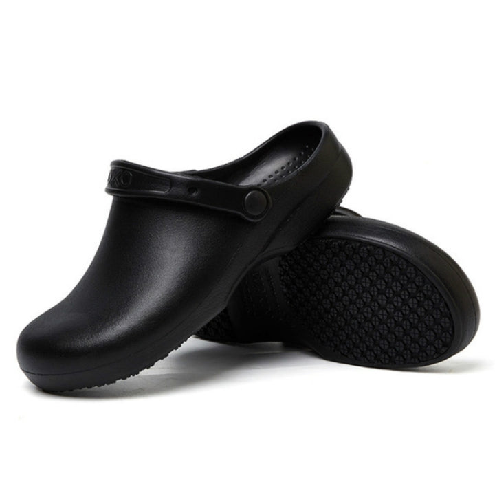 Kitchen Chef Shoes Food Service Non-slip Water-proof Oil-Proof Slippers, 36, 37, 38, 39, 40, 41, 42, 43, 44