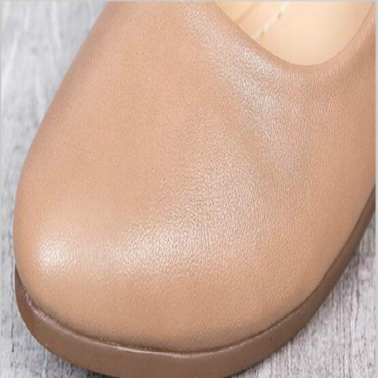 Wedges Comfortable Round Head Shallow Mouth Women Shoes, 36, 37, 38, 39, 40