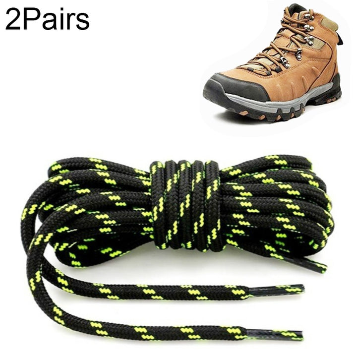 Round High Density Weaving Shoe Laces Outdoor Hiking Slip Rope Sneakers Boot Shoelace, 100cm