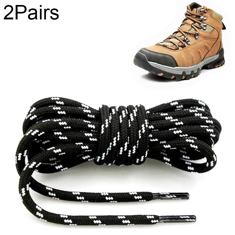 Round High Density Weaving Shoe Laces Outdoor Hiking Slip Rope Sneakers Boot Shoelace, 100cm