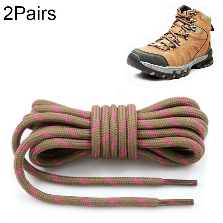 Round High Density Weaving Shoe Laces Outdoor Hiking Slip Rope Sneakers Boot Shoelace, 100cm