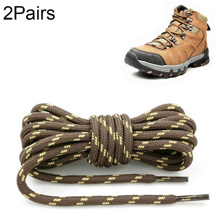 Round High Density Weaving Shoe Laces Outdoor Hiking Slip Rope Sneakers Boot Shoelace, 100cm