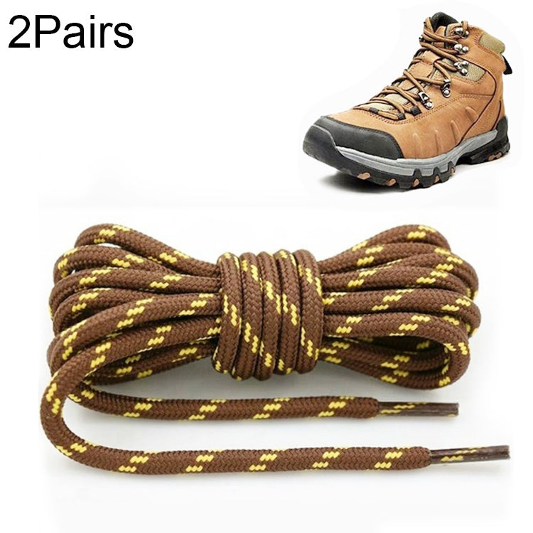 Round High Density Weaving Shoe Laces Outdoor Hiking Slip Rope Sneakers Boot Shoelace, 100cm