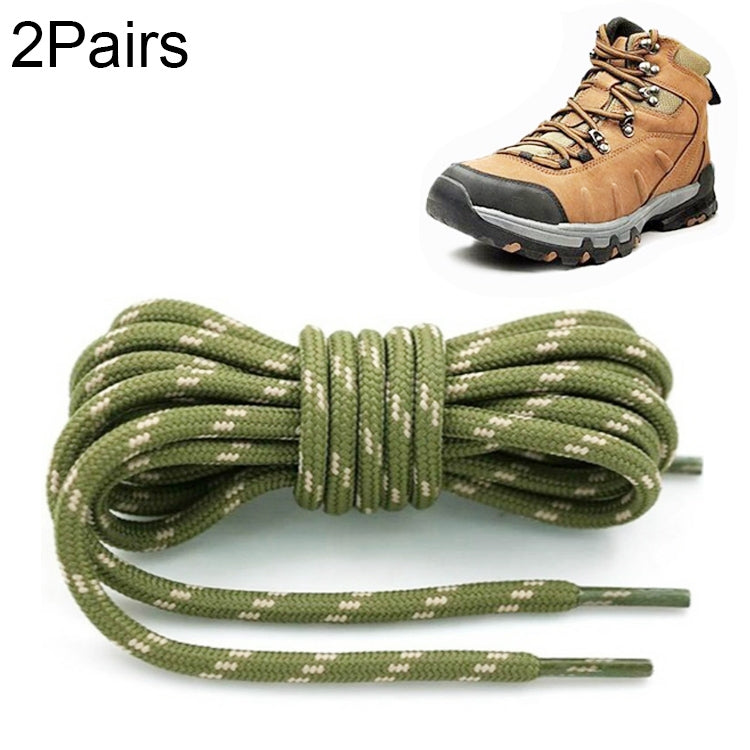 Round High Density Weaving Shoe Laces Outdoor Hiking Slip Rope Sneakers Boot Shoelace, 100cm