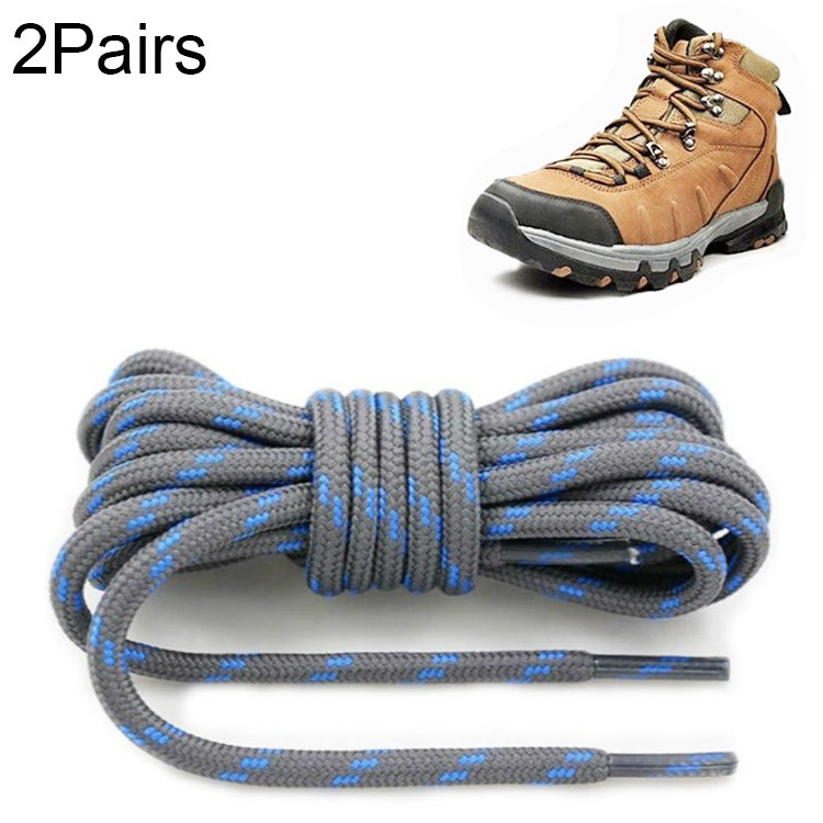 Round High Density Weaving Shoe Laces Outdoor Hiking Slip Rope Sneakers Boot Shoelace, 100cm