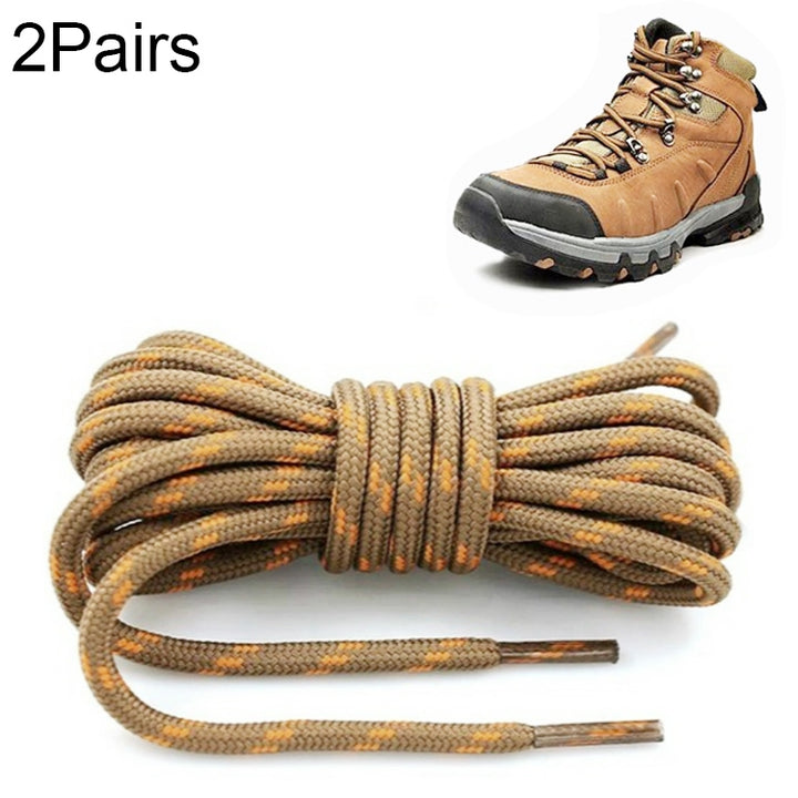 Round High Density Weaving Shoe Laces Outdoor Hiking Slip Rope Sneakers Boot Shoelace, 100cm