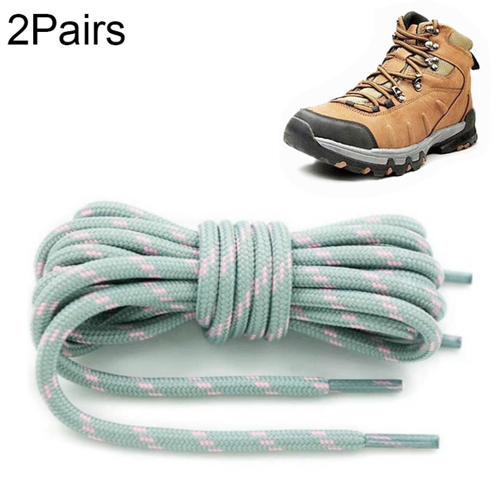 Round High Density Weaving Shoe Laces Outdoor Hiking Slip Rope Sneakers Boot Shoelace, 100cm